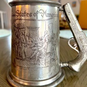 William Adams Pewter Stein Tankard